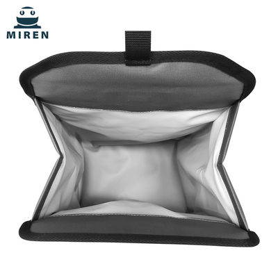 کیسه خنک کننده عایق تاشو قابل استفاده مجدد 6 لیتری رنگ خاکستری تیره برای نگهداری مواد غذایی