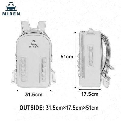 کوله پشتی کیف خشک 25 لیتری TPU 1680D ضد آب برای قایق رانی شناور
